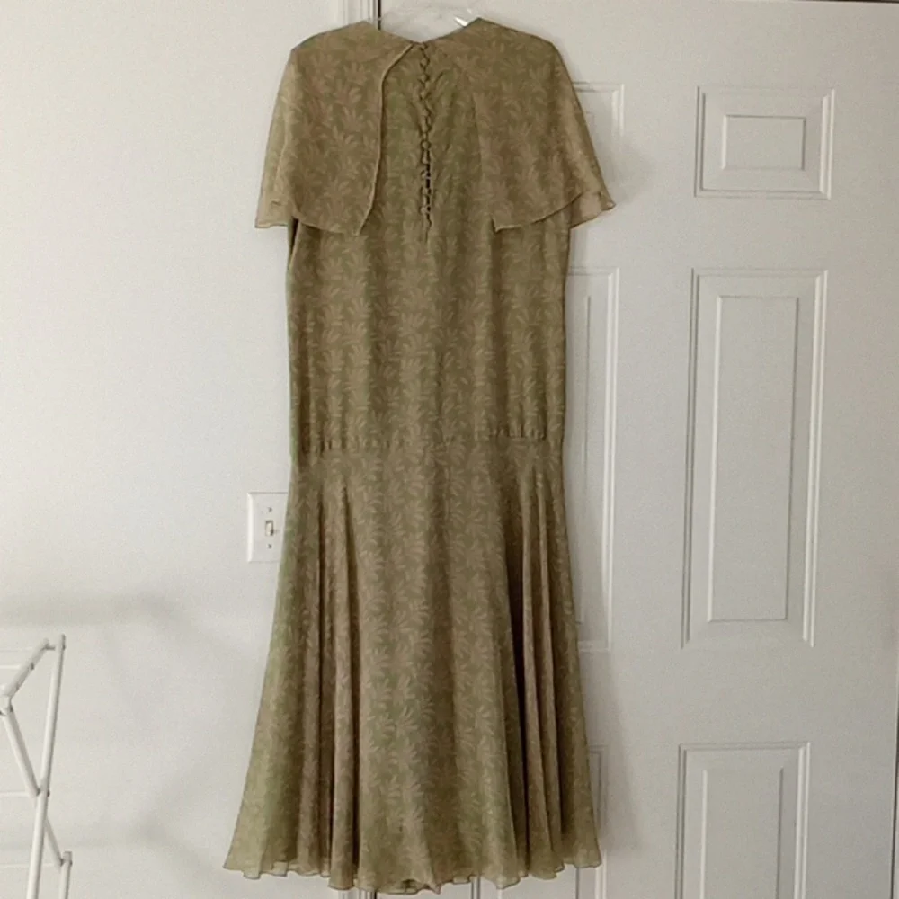 Rare 1970's Silk Anna Weatherly 1920's style Dress. - Picture 4 of 13